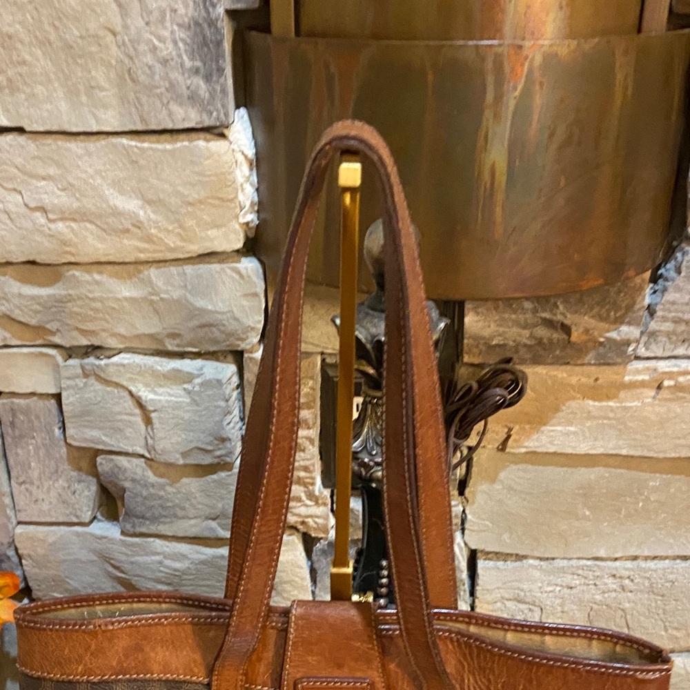 Celine Brown Patterned Shoulder Bag - image 3